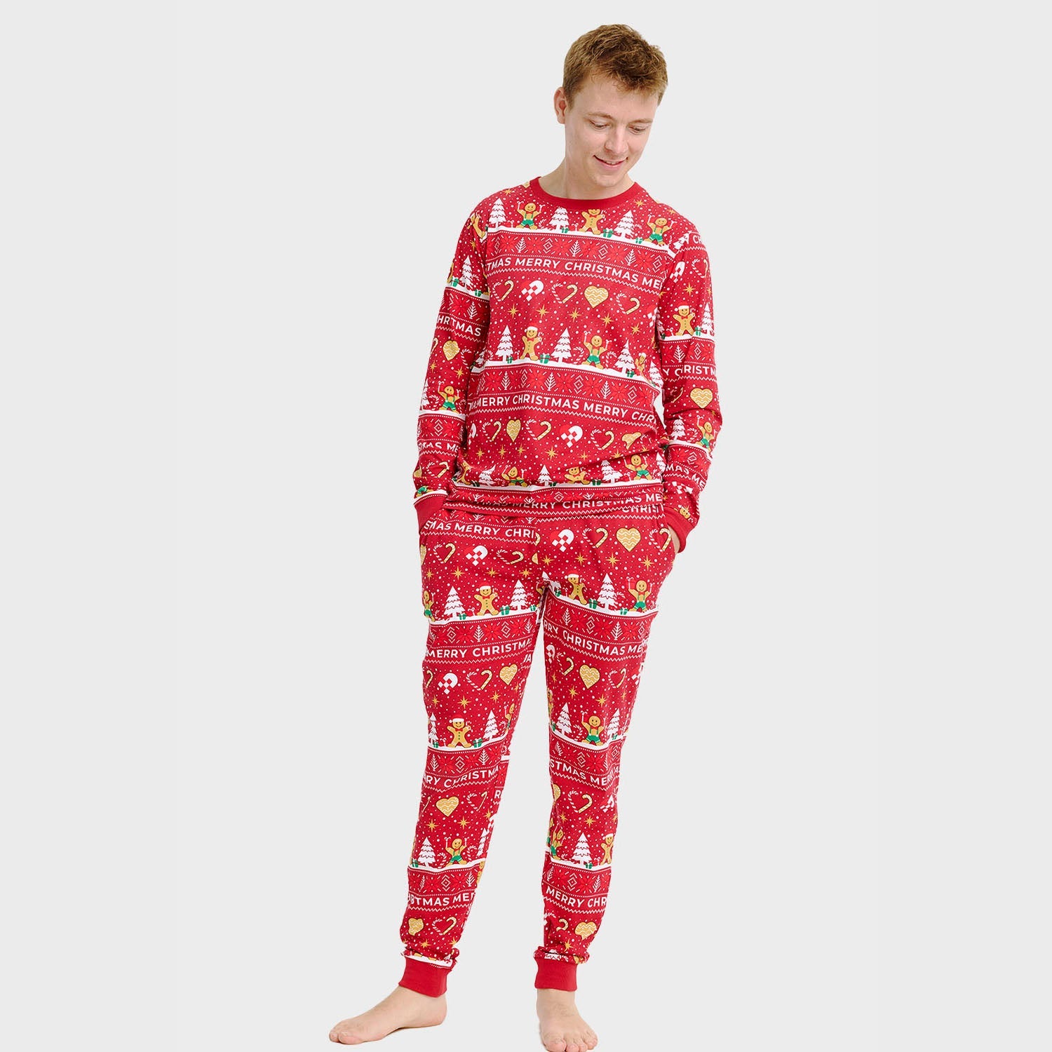 Christmas Cookie julepysj rød – Herre